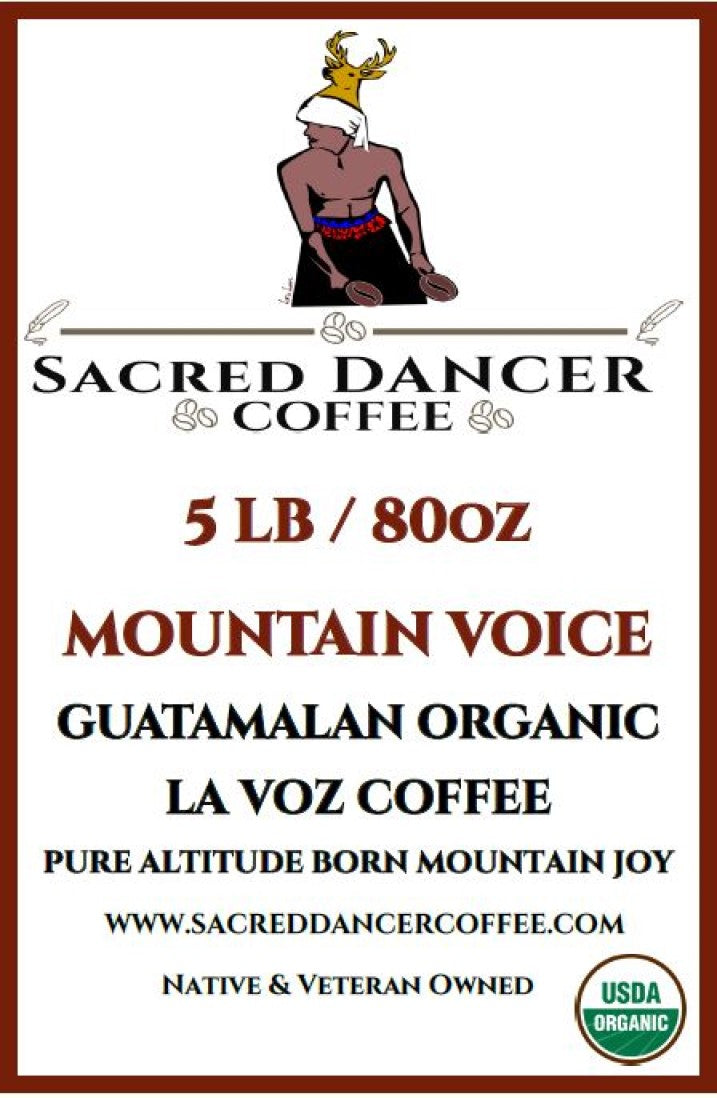NEW!! Mountain Voice - Guatemalan Organic La Voz Coffee