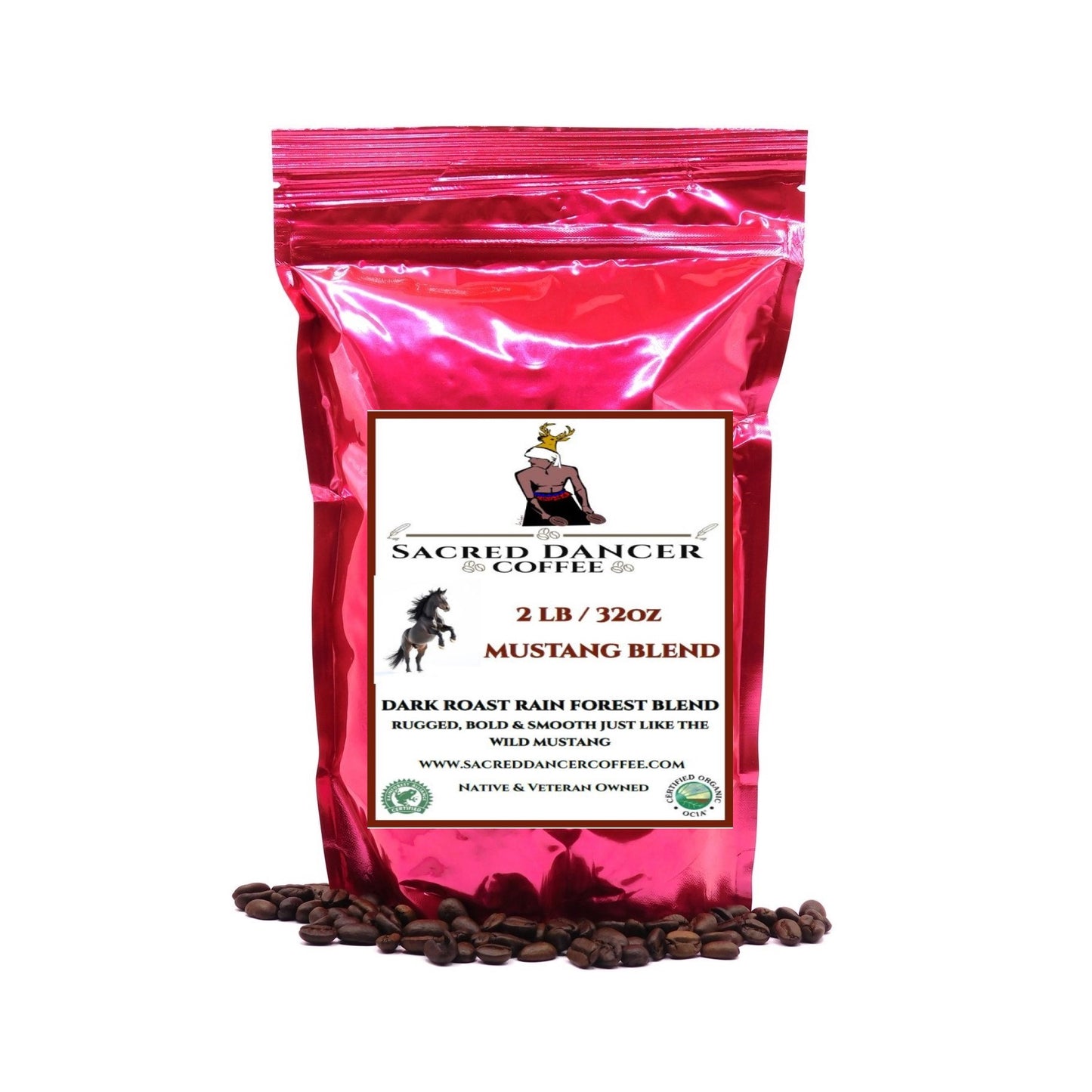 NEW!! Mustang Blend - Dark Roast Rainforest Blend