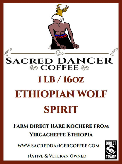 Ethiopian Wolf Spirit - Ababa Ethiopian Farm-Direct Rare Kochere