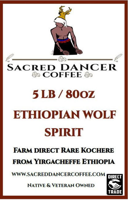 Ethiopian Wolf Spirit - Ababa Ethiopian Farm-Direct Rare Kochere