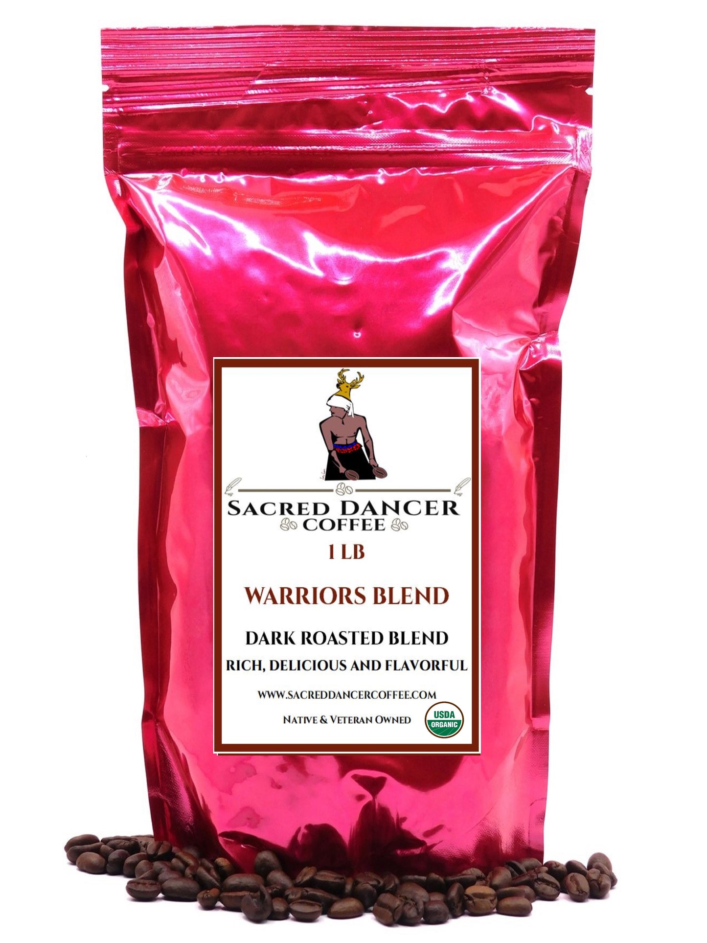 Warriors Blend - Dark Roasted Blend (Certified USDA Organic)