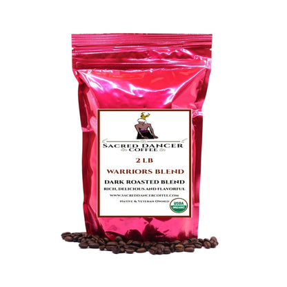 Mezcla Warriors Blend: mezcla de granos tostados oscuros (certificado orgánico por el USDA)